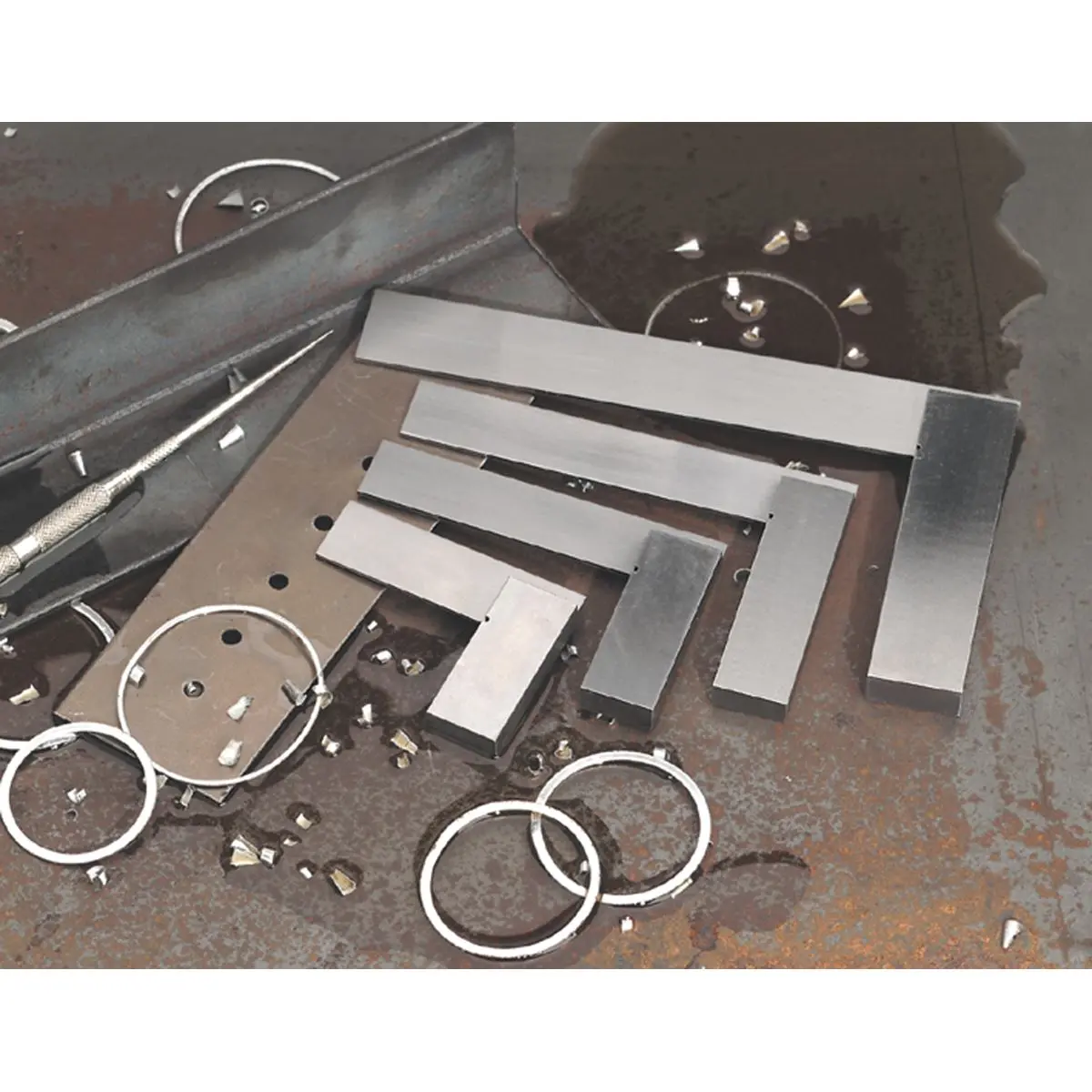 Sealey Precision Steel Square Set 4pc - Image 2