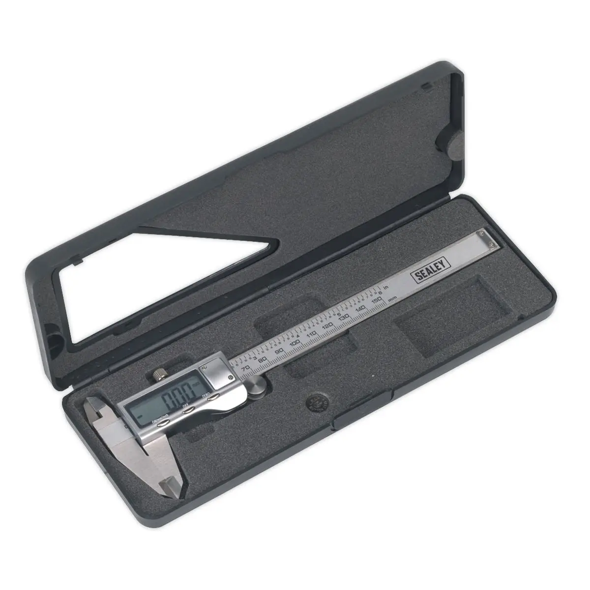 Sealey Premier 0-150mm Stainless Steel Digital Vernier Caliper Micrometer Gauge - Image 2