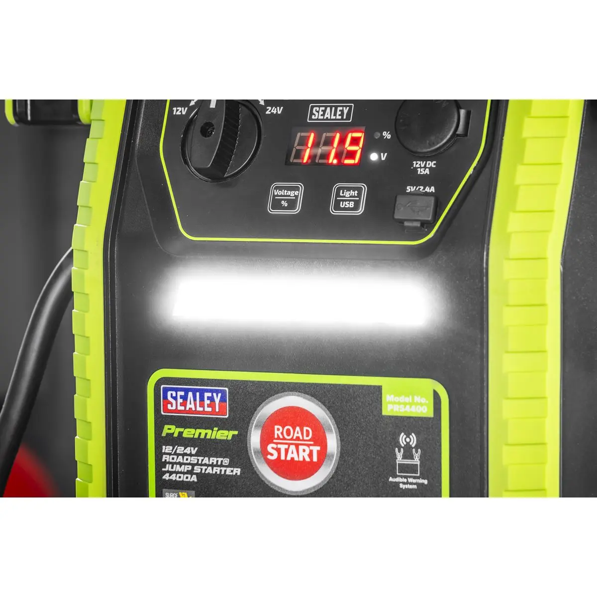 Sealey Premier 12/24V RoadStart® Jump Starter 4400A Peak Amps - Image 8