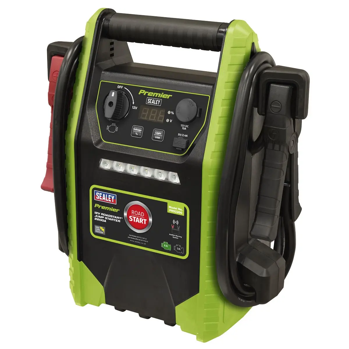 Sealey Premier 12V RoadStart® Jump Starter 2200 Peak Amps - Image 3