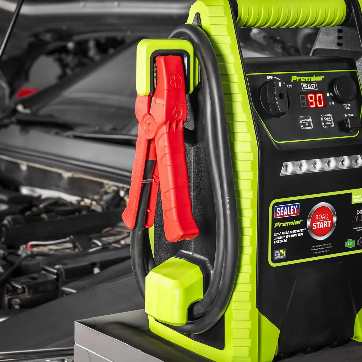 Sealey Premier 12V RoadStart® Jump Starter 2200 Peak Amps - Image 6