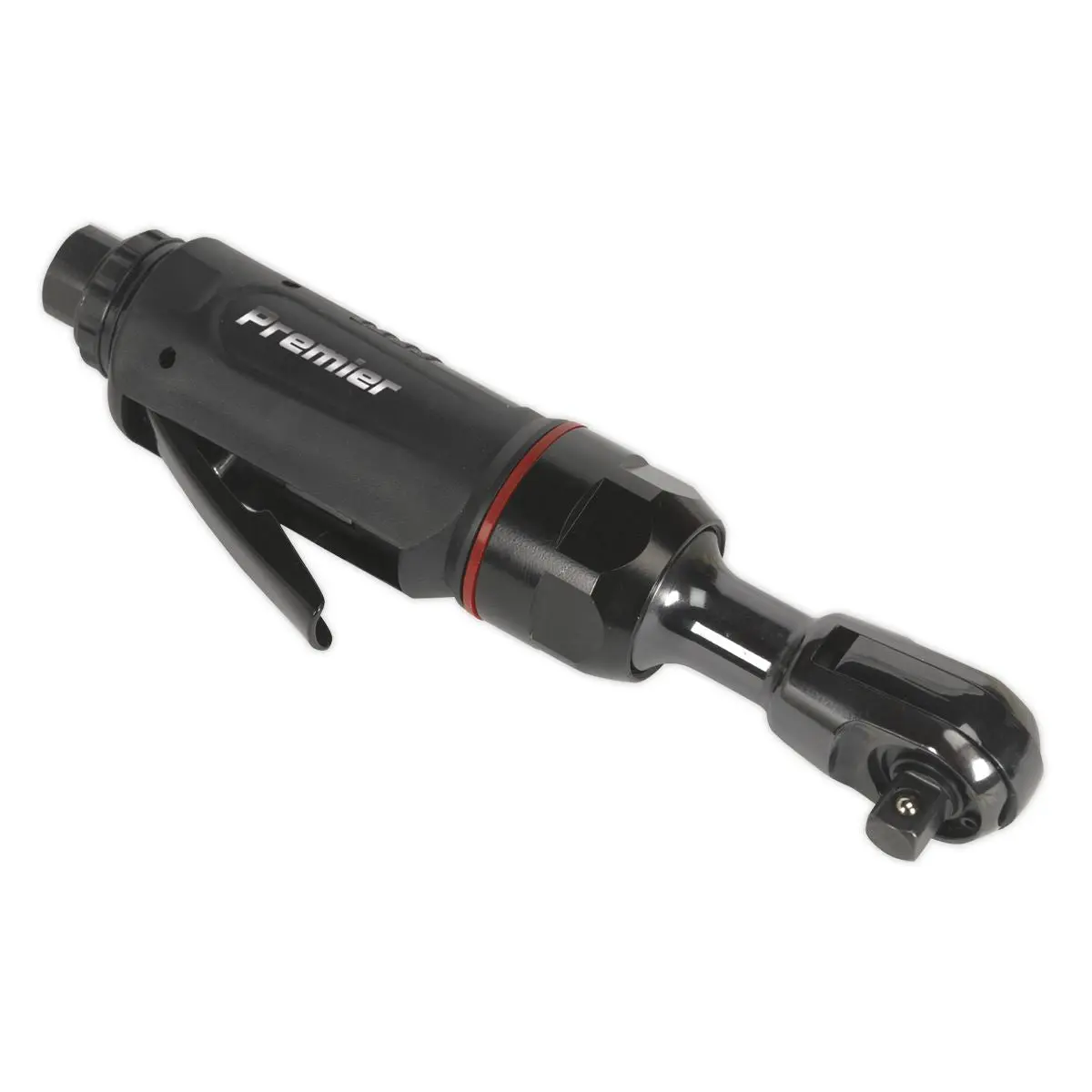 Sealey Premier 3/8" Square Drive Mini Air Ratchet Wrench Mechanic Workshop - Image 3