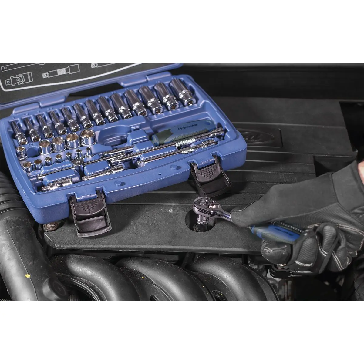 Sealey Premier 33 Piece 1/4" Drive Metric Socket Set 4-14mm - Image 7