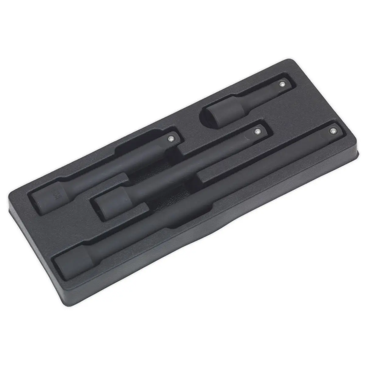Sealey Premier 4 Piece 1/2" Drive Impact Extension Bar Set Socket 75-250mm Length - Image 4