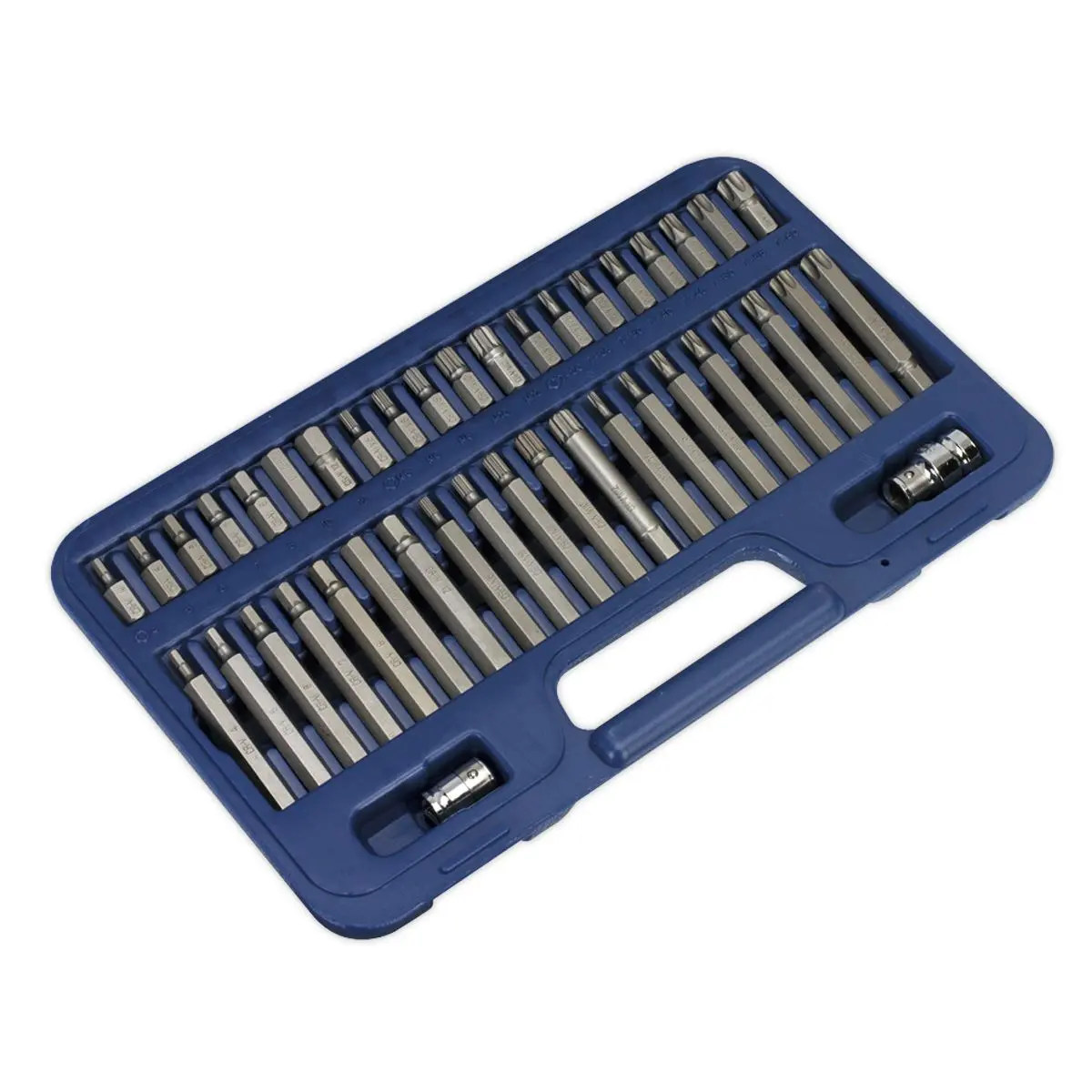 Sealey Premier 42 Piece Trx-Star Spline Hex Bit Set 3/8" and 1/2" Drive - Image 5