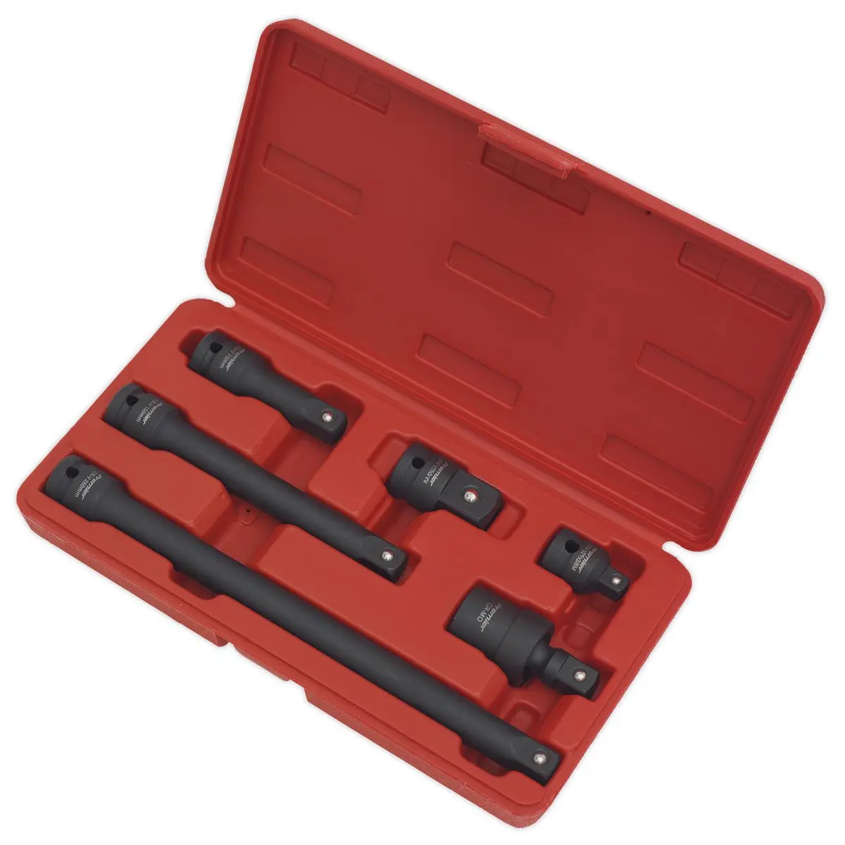 Sealey Premier 6 Piece 1/2" Drive Impact Adaptor & Extension Bar Set Socket - Image 5