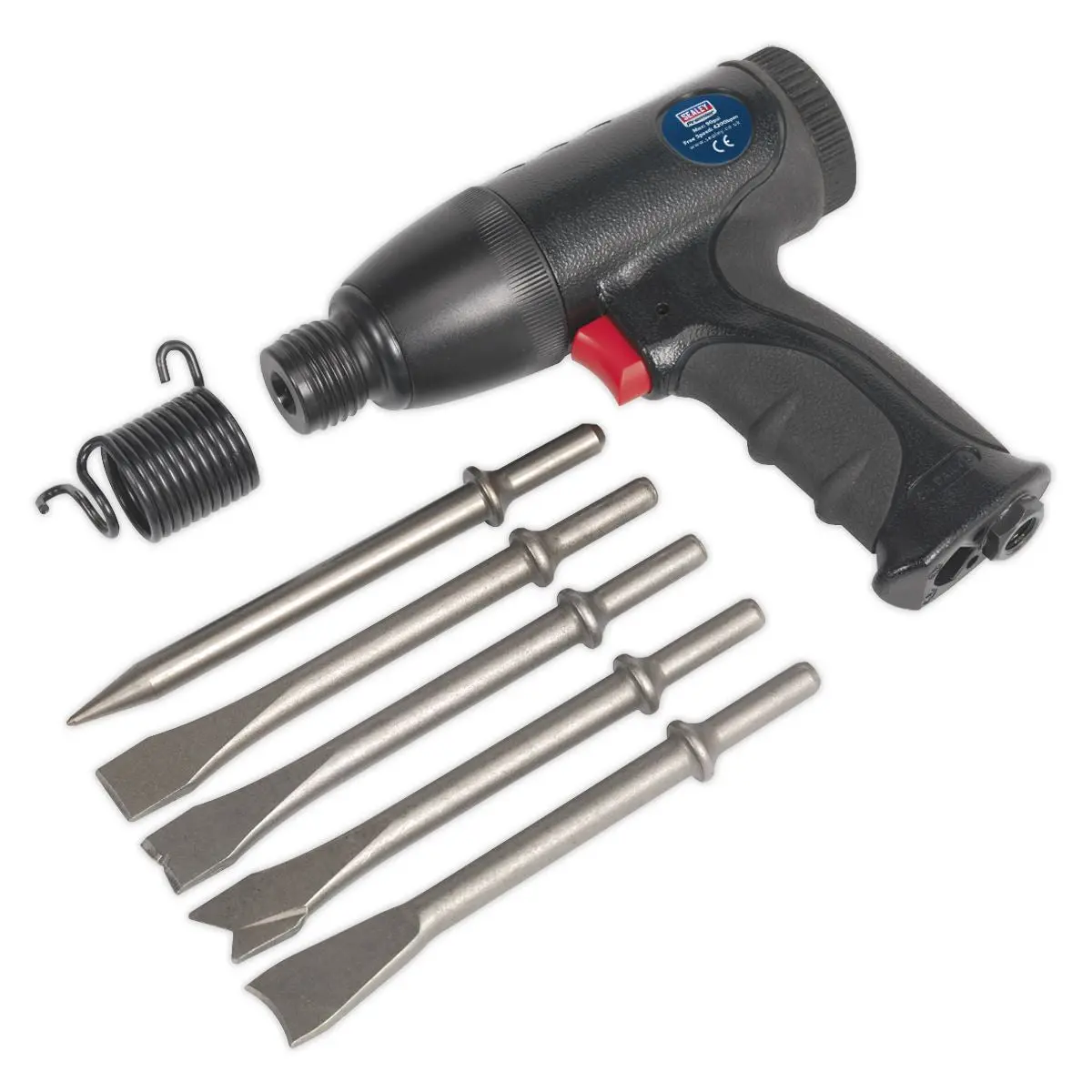 Sealey Premier Air Hammer Kit Composite Premier - Medium Stroke - Image 4