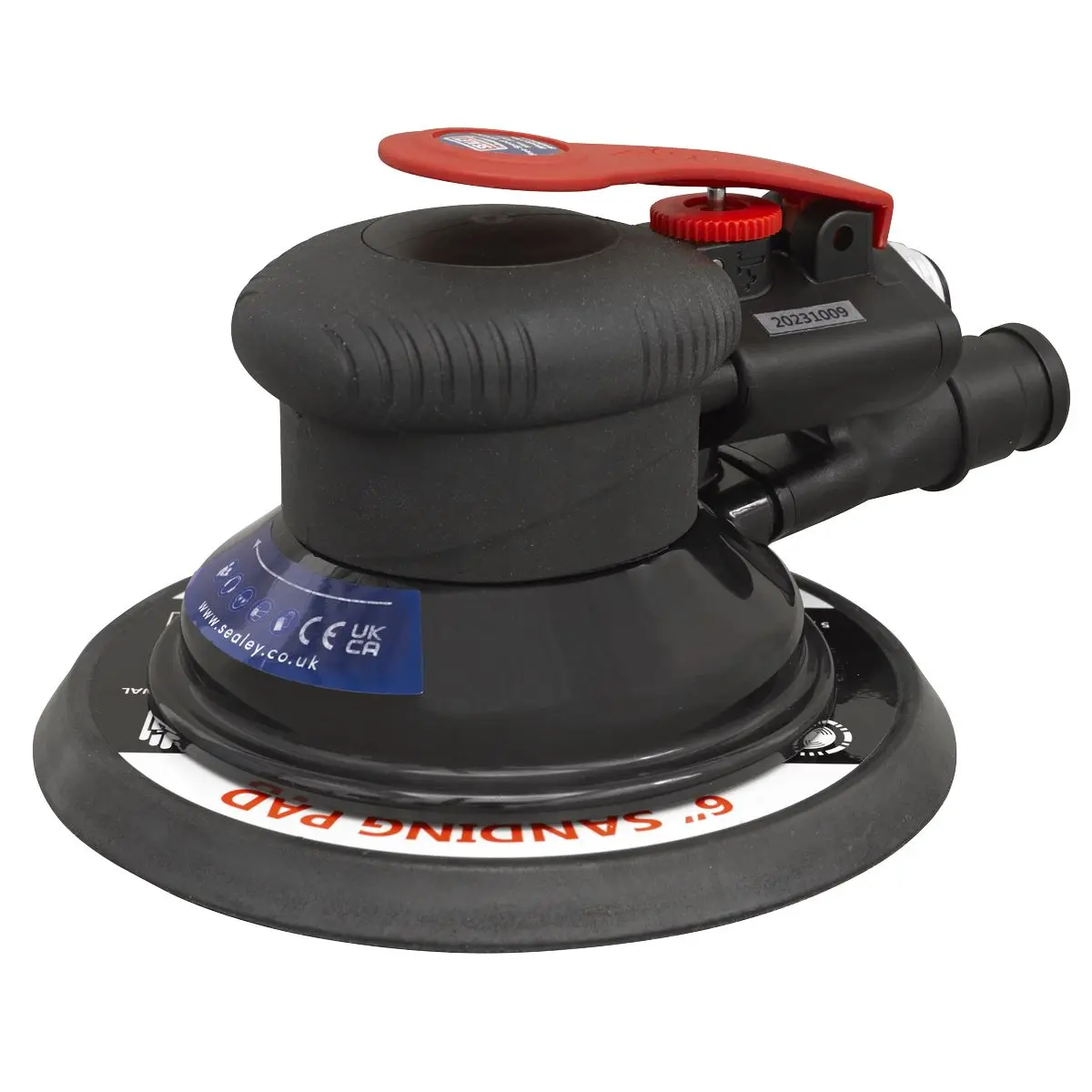 Sealey Premier Air Palm Orbital Sander Ø150mm Dust-Free - Image 2