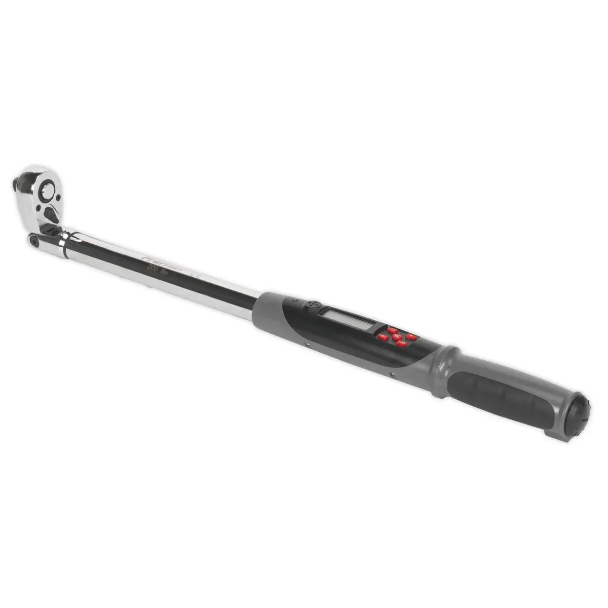 Sealey Premier Angle Torque Wrench Flexi-Head Digital 1/2"Sq Drive 20-200Nm(14.7-147.5lb.ft) - Image 3