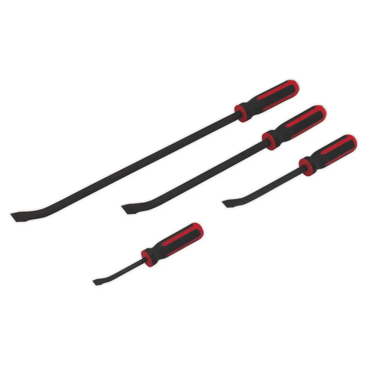 Sealey Premier Angled Pry Bar Set 4pc Heavy-Duty with Hammer Cap - Image 2