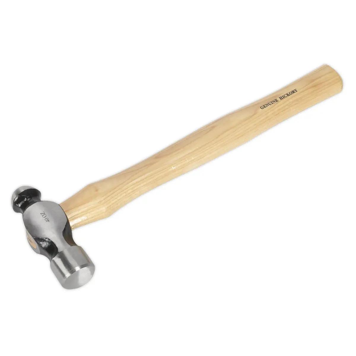 Sealey Premier Ball Pein Hammer 2.5lb Hickory Shaft