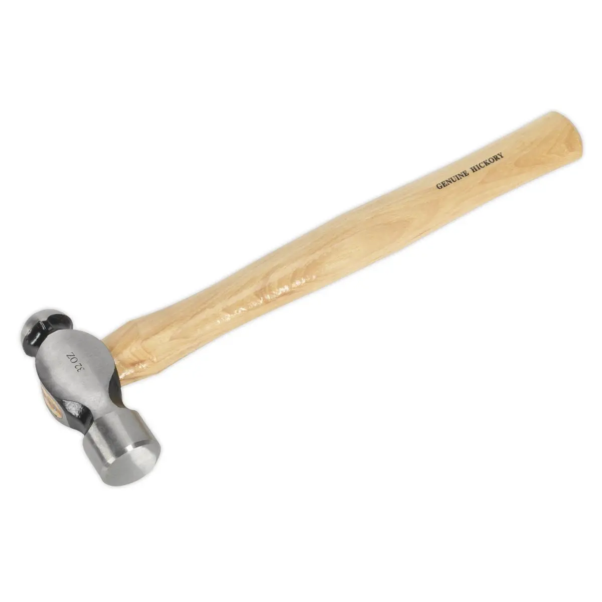 Sealey Premier Ball Pein Hammer 2lb Hickory Shaft