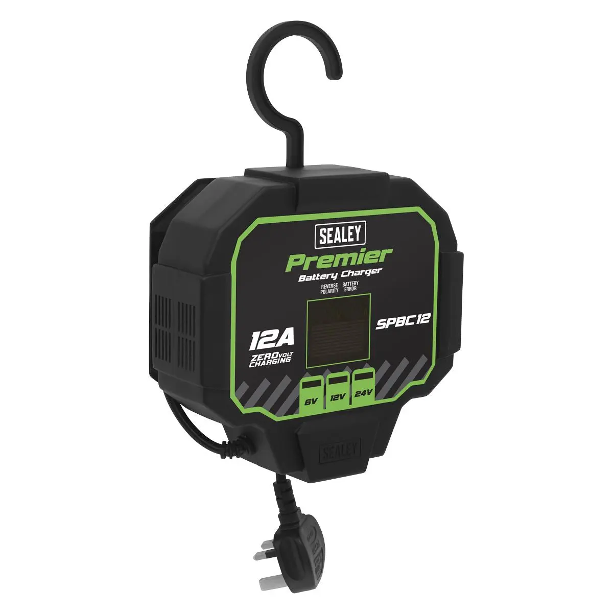 Sealey Premier Battery Maintainer Charger 12A Fully Automatic - Image 4