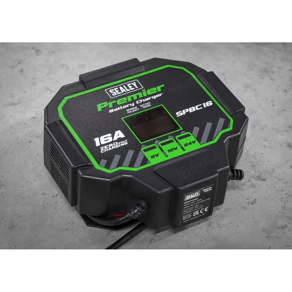 Sealey Premier Battery Maintainer Charger 16A Fully Automatic - Image 4
