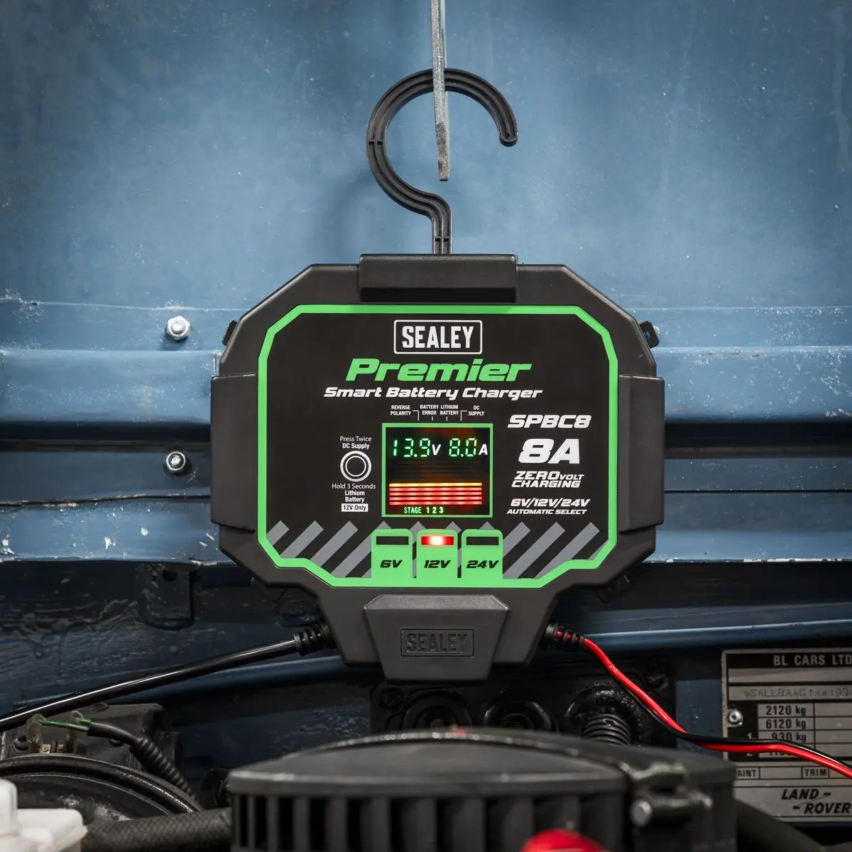 Sealey Premier Battery Maintainer Charger 8A Fully Automatic - Image 12