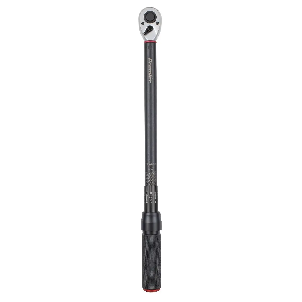 Sealey Premier Black Torque Wrench Micrometer Style 1/2"Sq Drive Calibrated 40-220Nm - Premier Black - Image 5