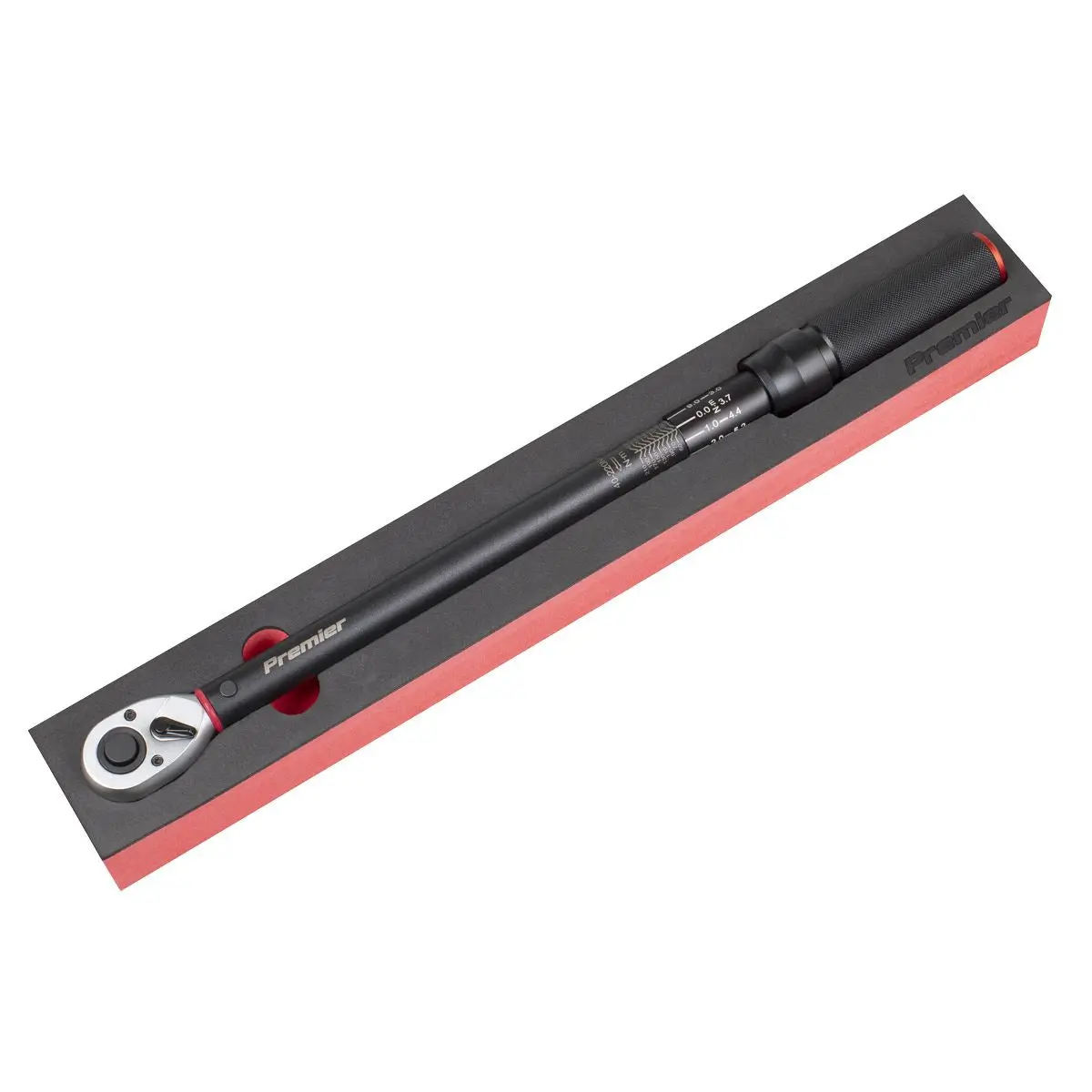 Sealey Premier Black Torque Wrench Micrometer Style 1/2"Sq Drive Calibrated 40-220Nm - Premier Black - Image 7