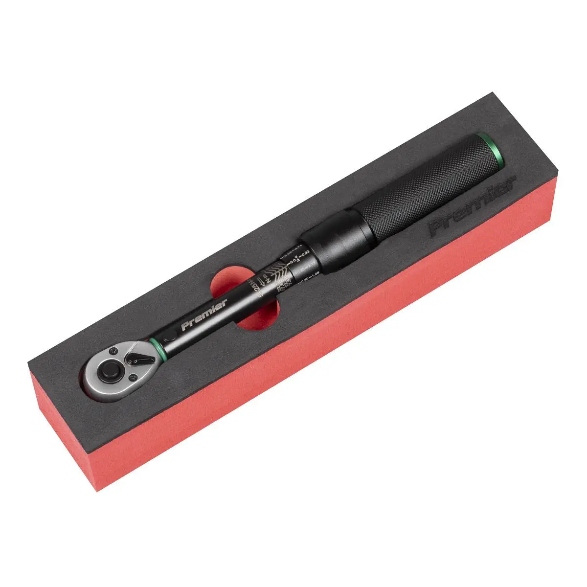 Sealey Premier Black Torque Wrench Micrometer Style 1/4"Sq Drive Calibrated 5-25Nm - Premier Black - Image 5