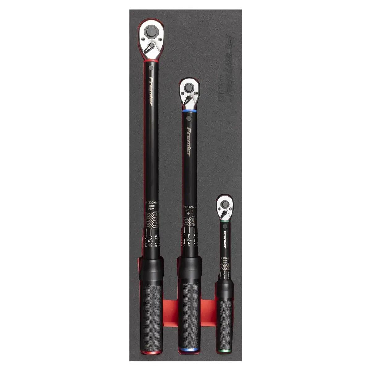 Sealey Premier Black Torque Wrench Micrometer Style 3pc Set – Premier Black - Image 5