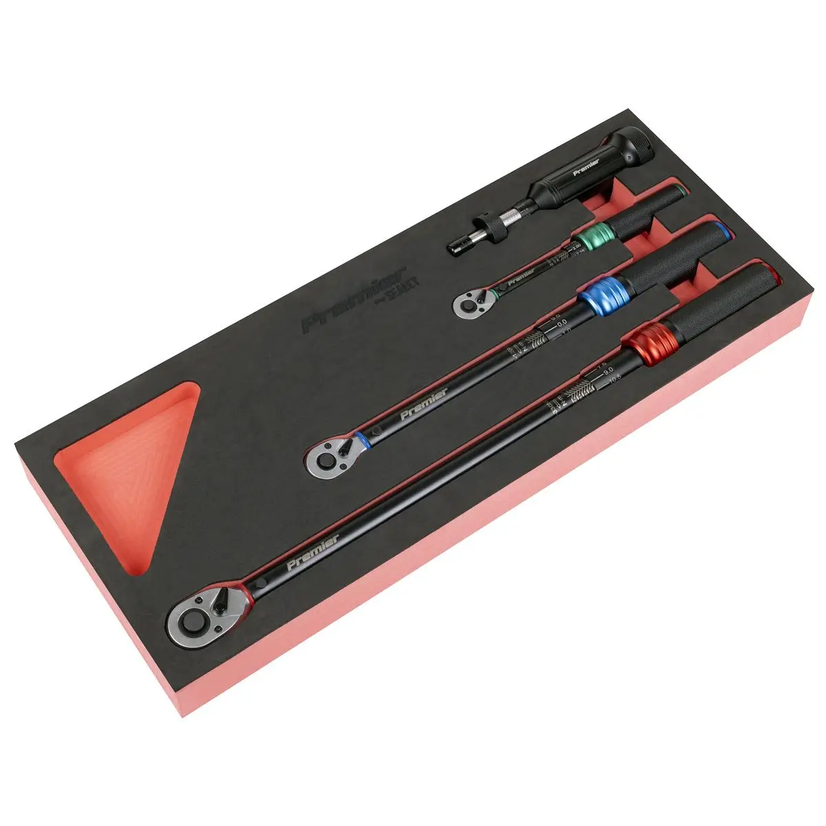 Sealey Premier Black Torque Wrench Micrometer & Torque Screwdriver Set 4pc