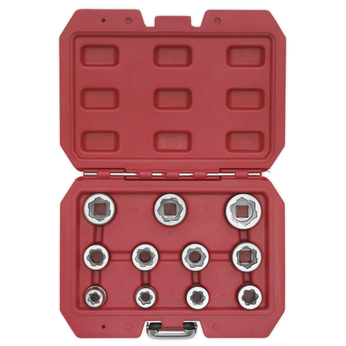 Sealey Premier Bolt Extractor Socket Set 11pc 3/8"Sq Drive Metric - Image 3