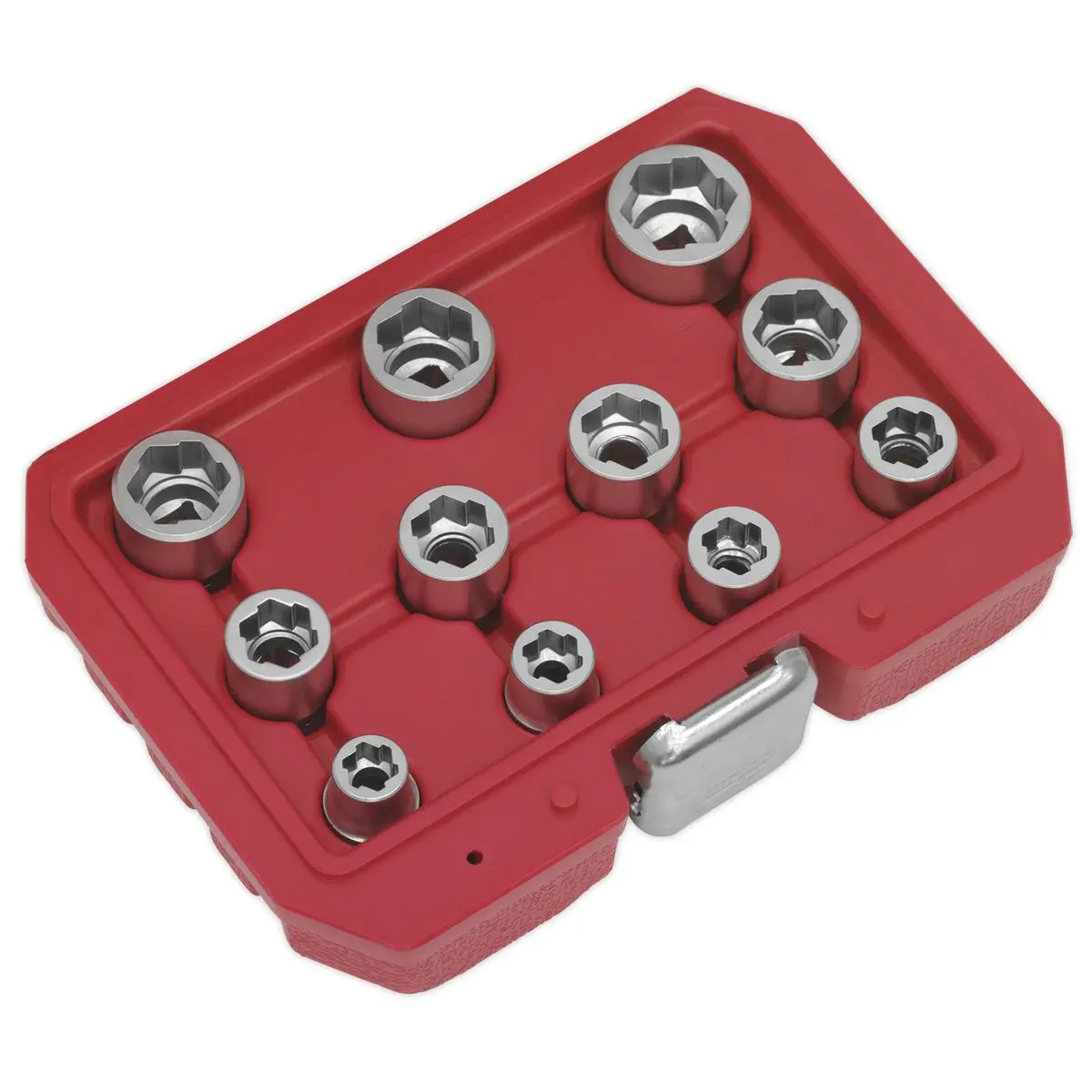 Sealey Premier Bolt Extractor Socket Set 11pc 3/8"Sq Drive Metric - Image 4