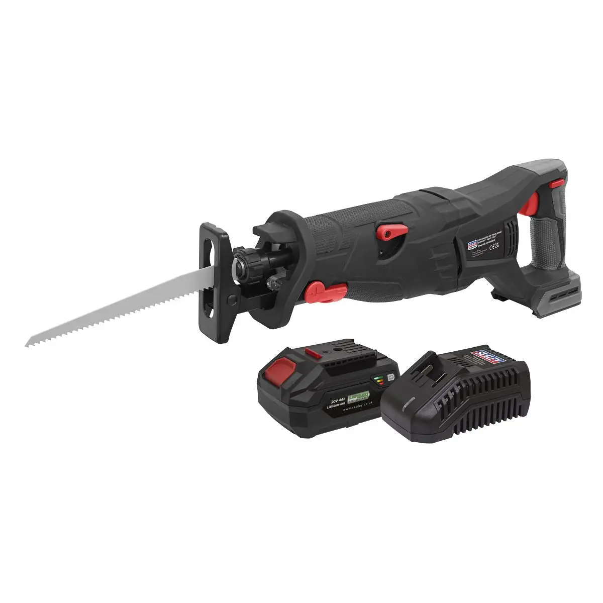 Sealey Premier Brushless Reciprocating Saw 20V 4Ah SV20 Series Kit - Image 3