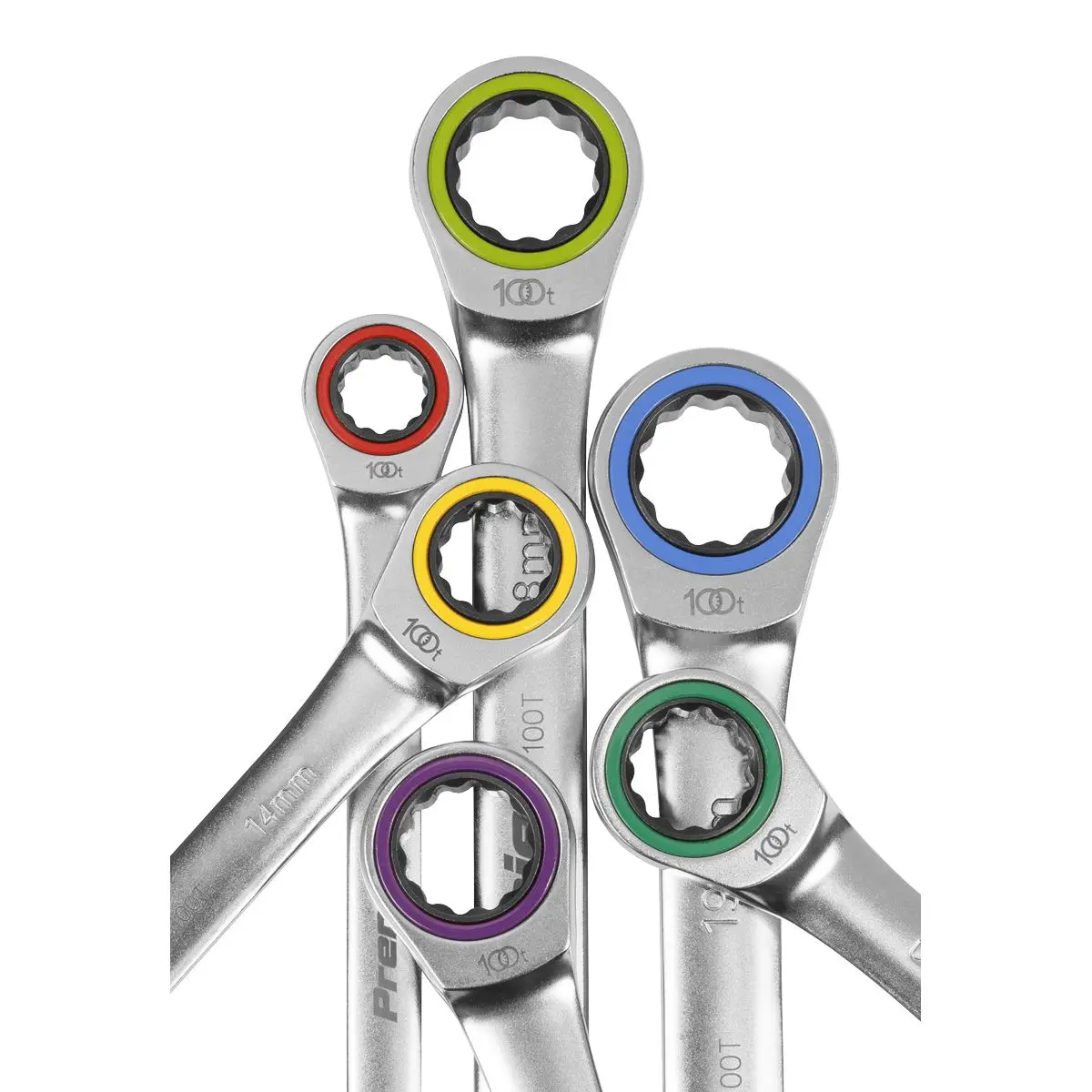Sealey Premier Platinum Combination Ratchet Spanner Set 12pc Metric - Premier Platinum - Image 4