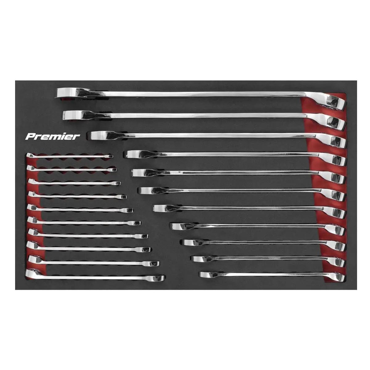 Sealey Premier Combination Spanner Set 21pc - Image 3