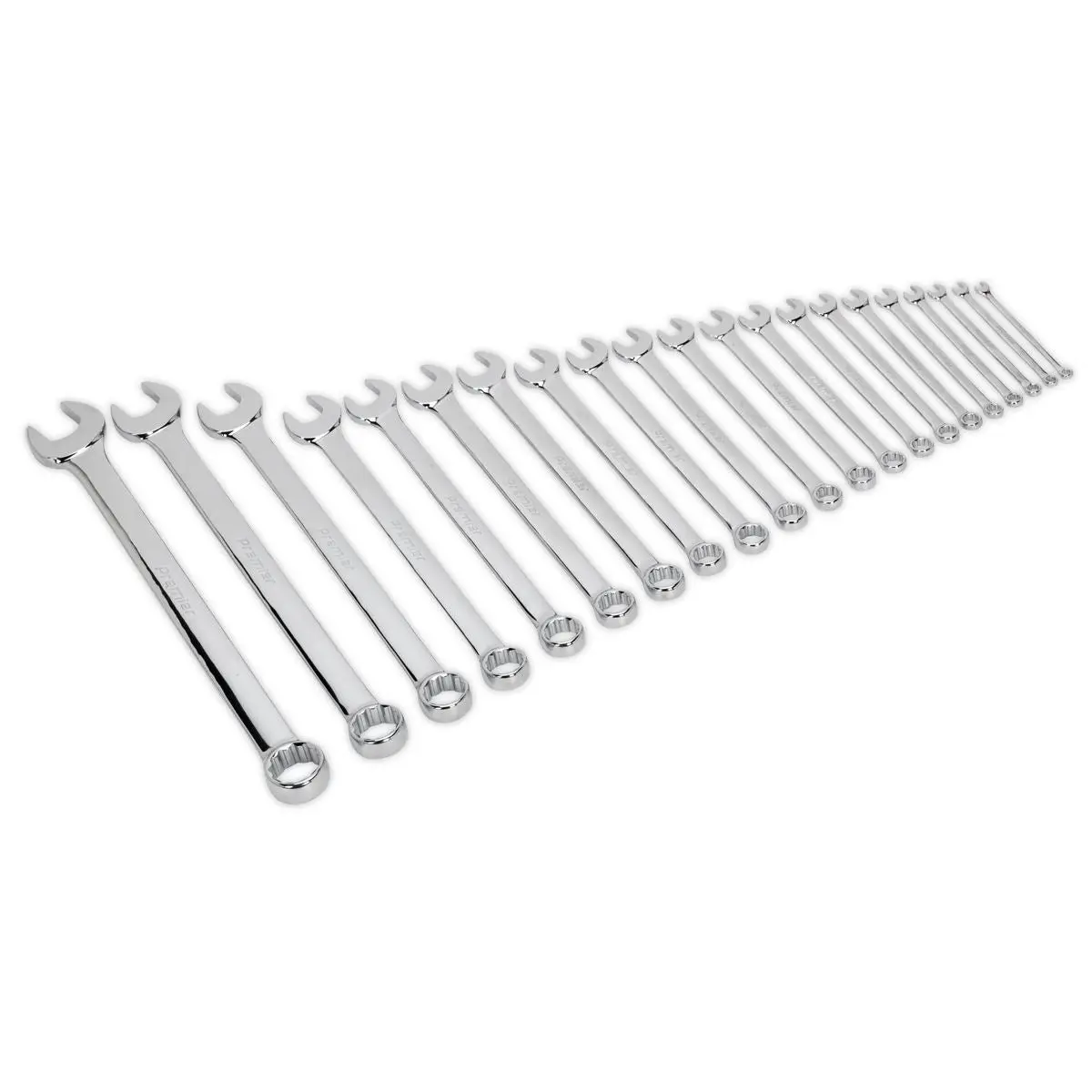 Sealey Premier Combination Spanner Set 21pc Jumbo Metric