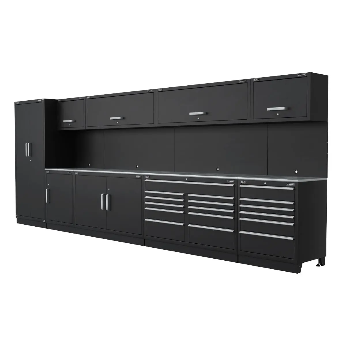 Sealey Premier Premier 5.6m Storage System - Stainless Worktop - Image 11