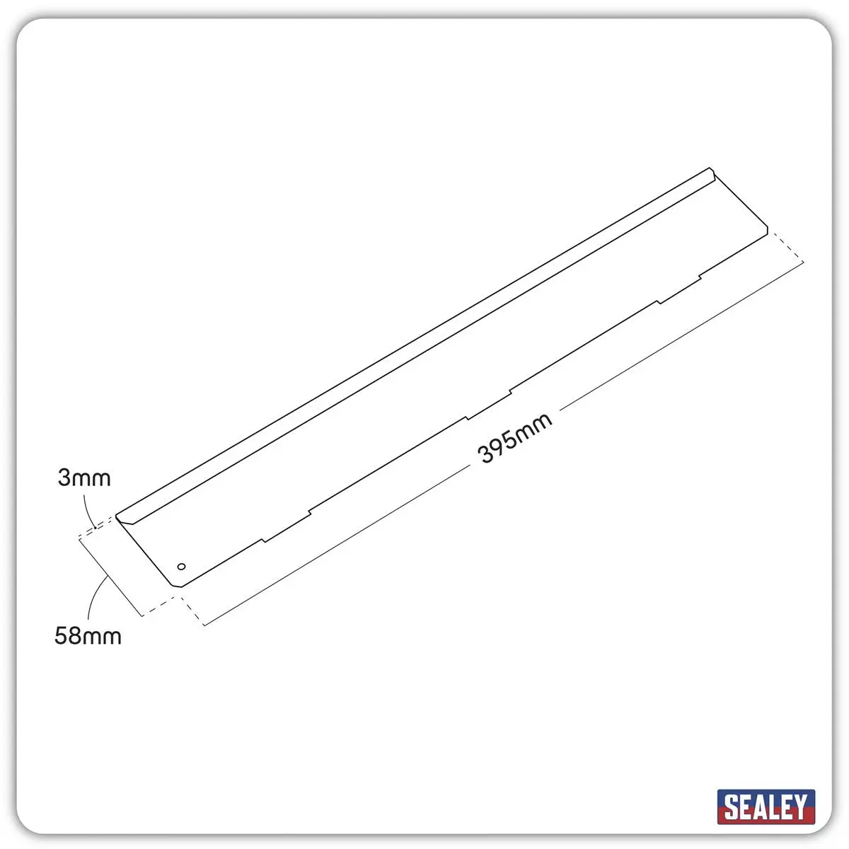Sealey Premier Drawer Divider for AP24 Series Rollcabs & Topchests 3 x 395 x 58mm - Image 2