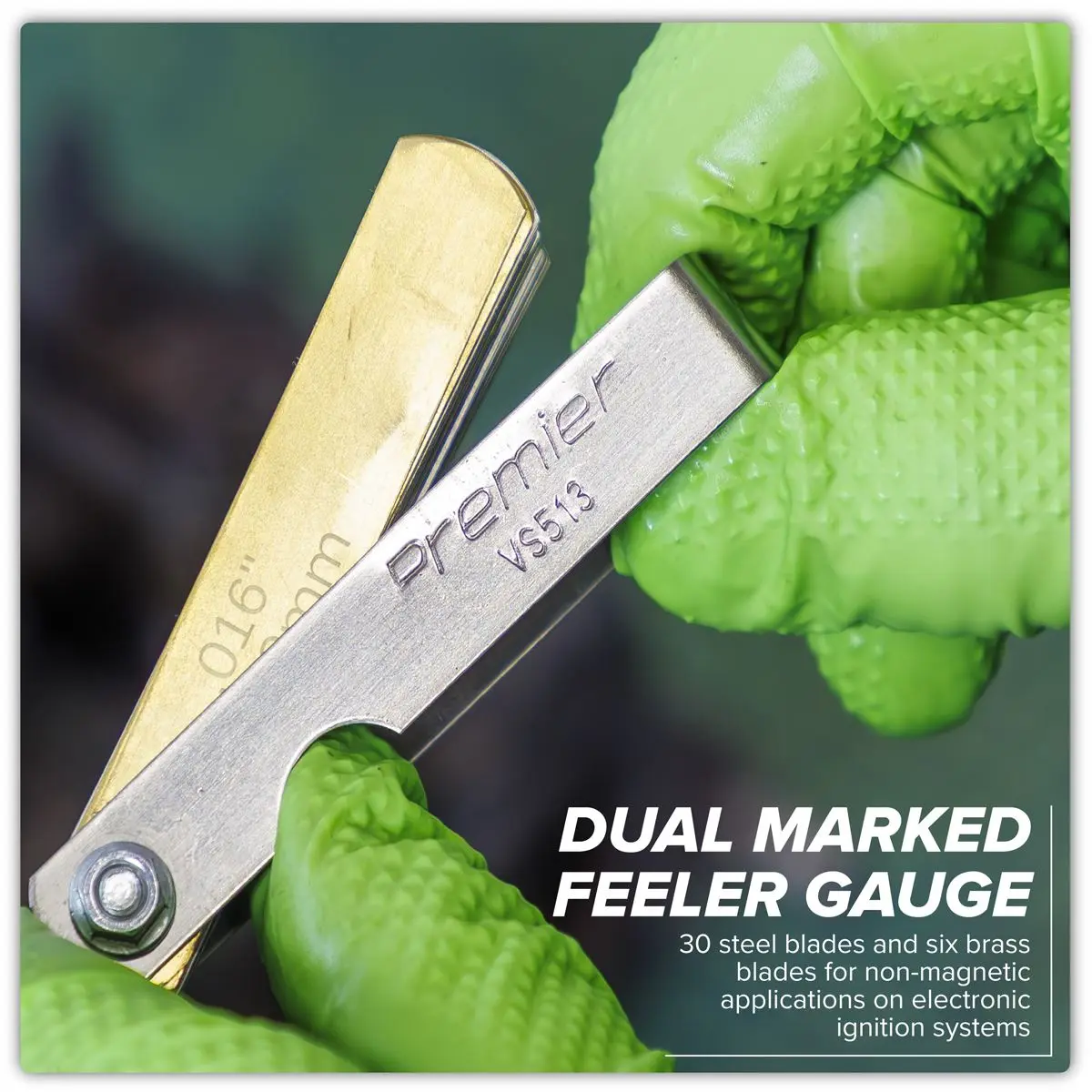 Sealey Premier Combination Steel/Brass Dual Marked Feeler Gauge 36 Blade - Image 3