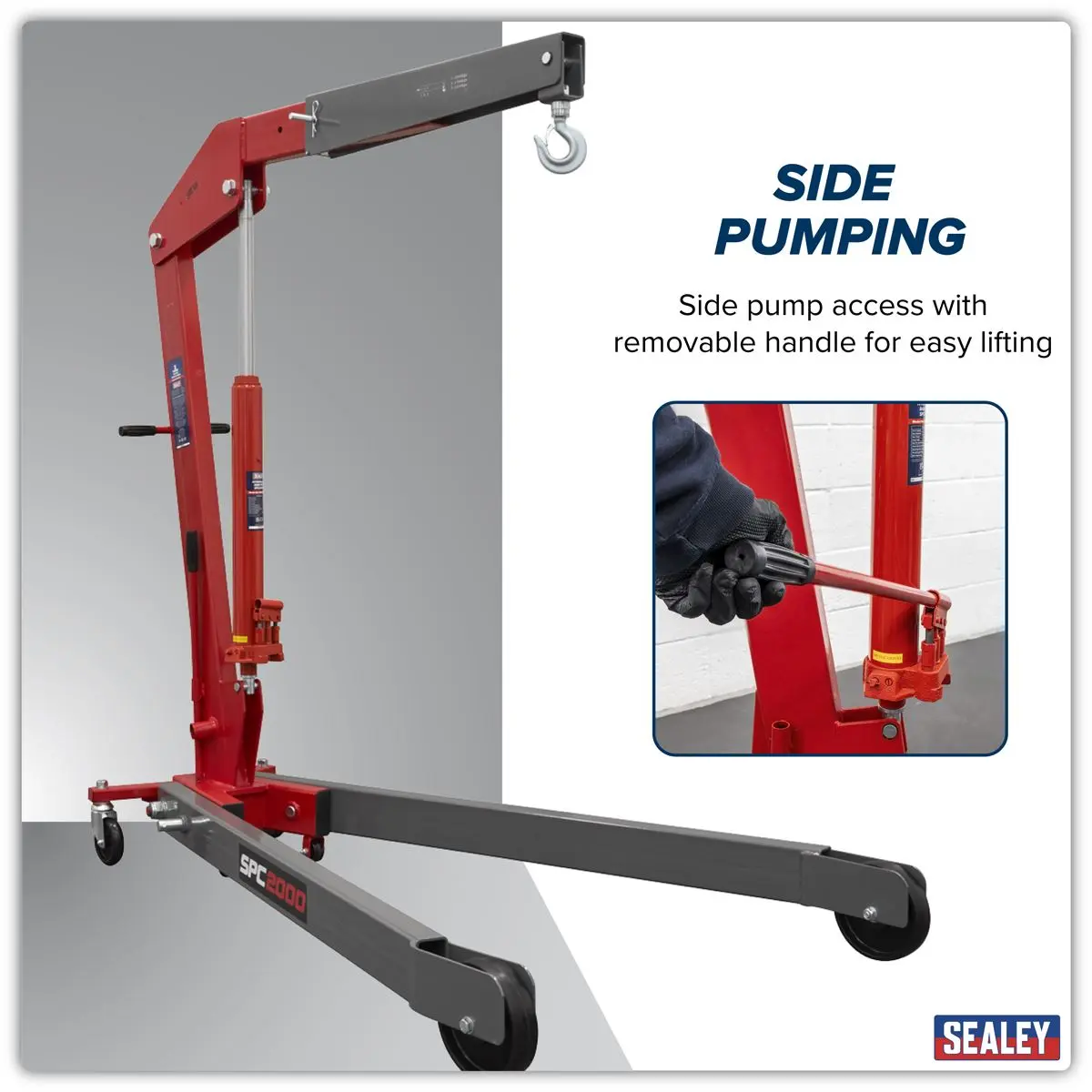 Sealey Premier Folding Engine Crane 2 Tonne - Image 15
