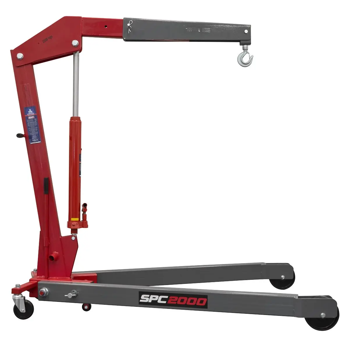 Sealey Premier Folding Engine Crane 2 Tonne - Image 6