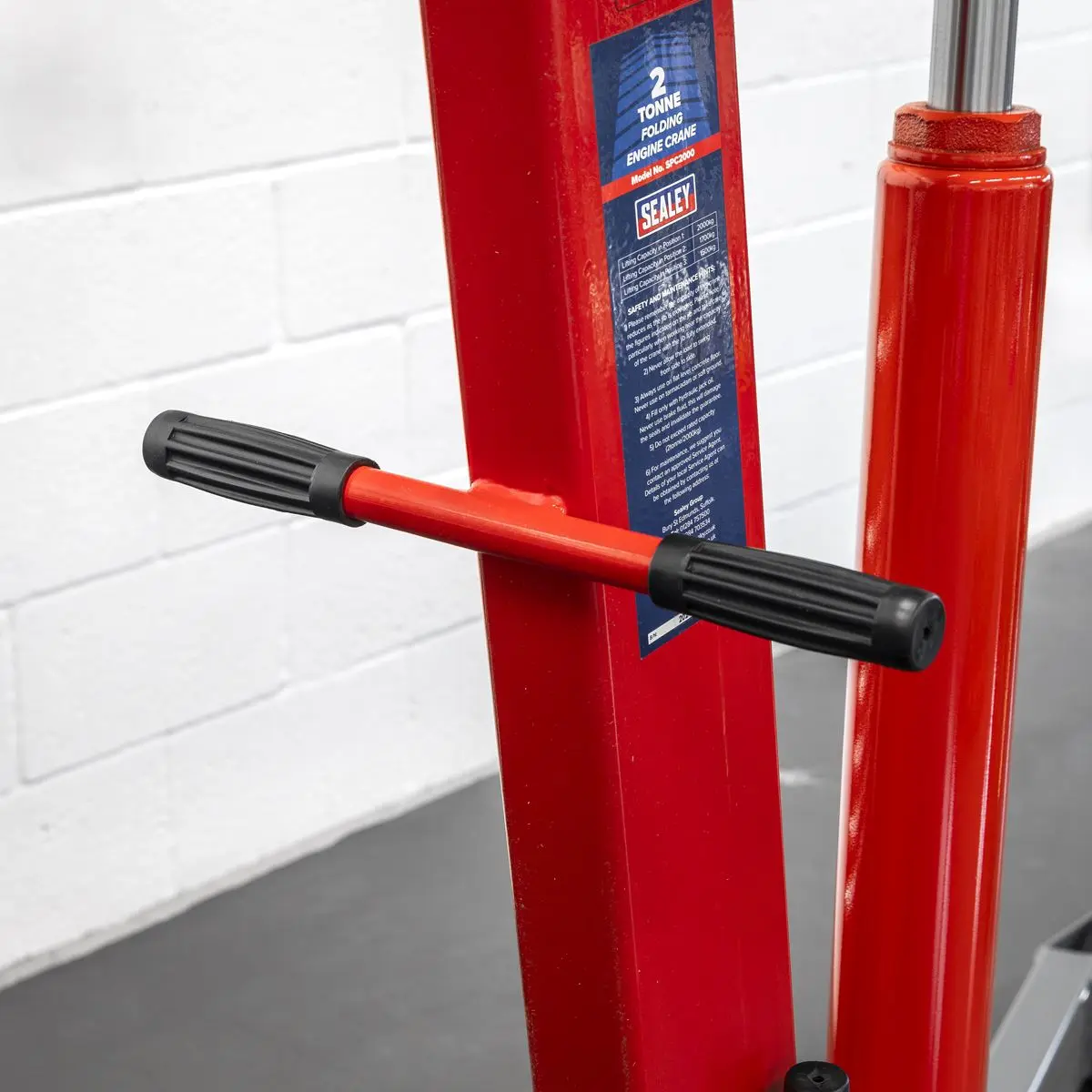 Sealey Premier Folding Engine Crane 2 Tonne - Image 9