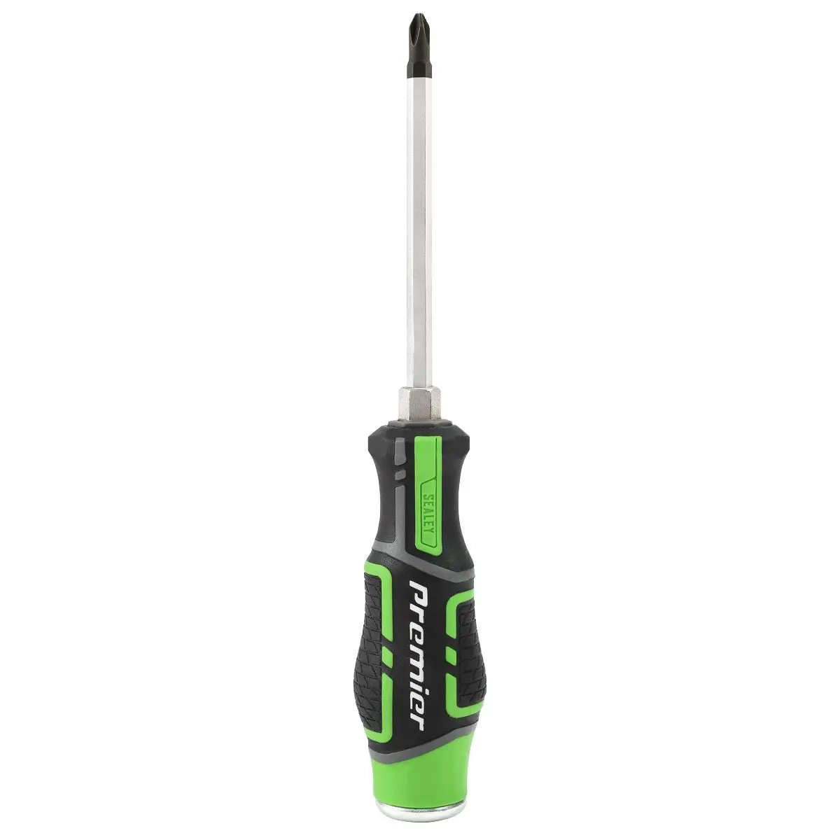 Sealey Premier Hammer-Thru Screwdriver Set Hi-Vis Green 9pc - Image 5