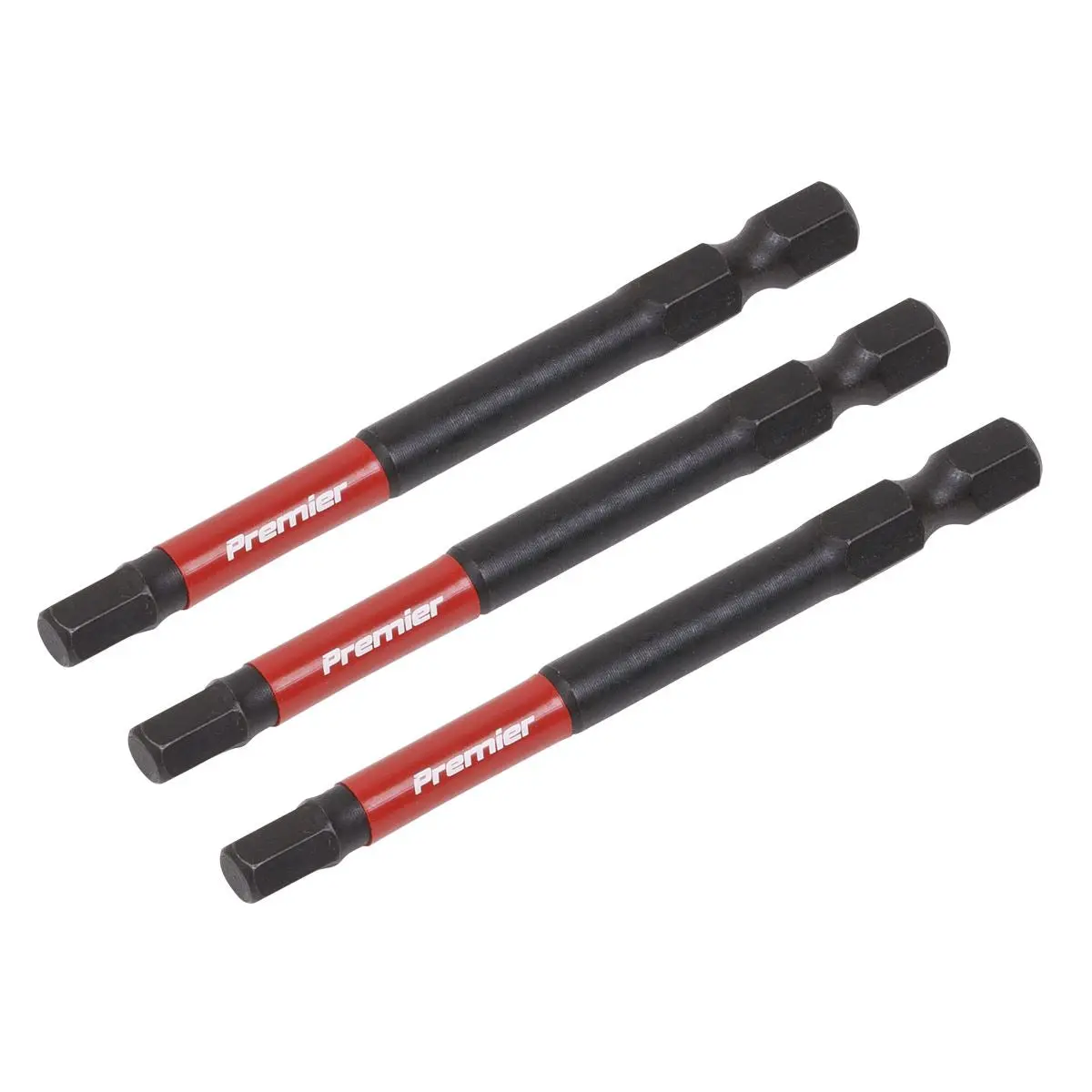 Sealey Premier Hex 5mm Impact Power Tool Bits 75mm - 3pc - Image 2