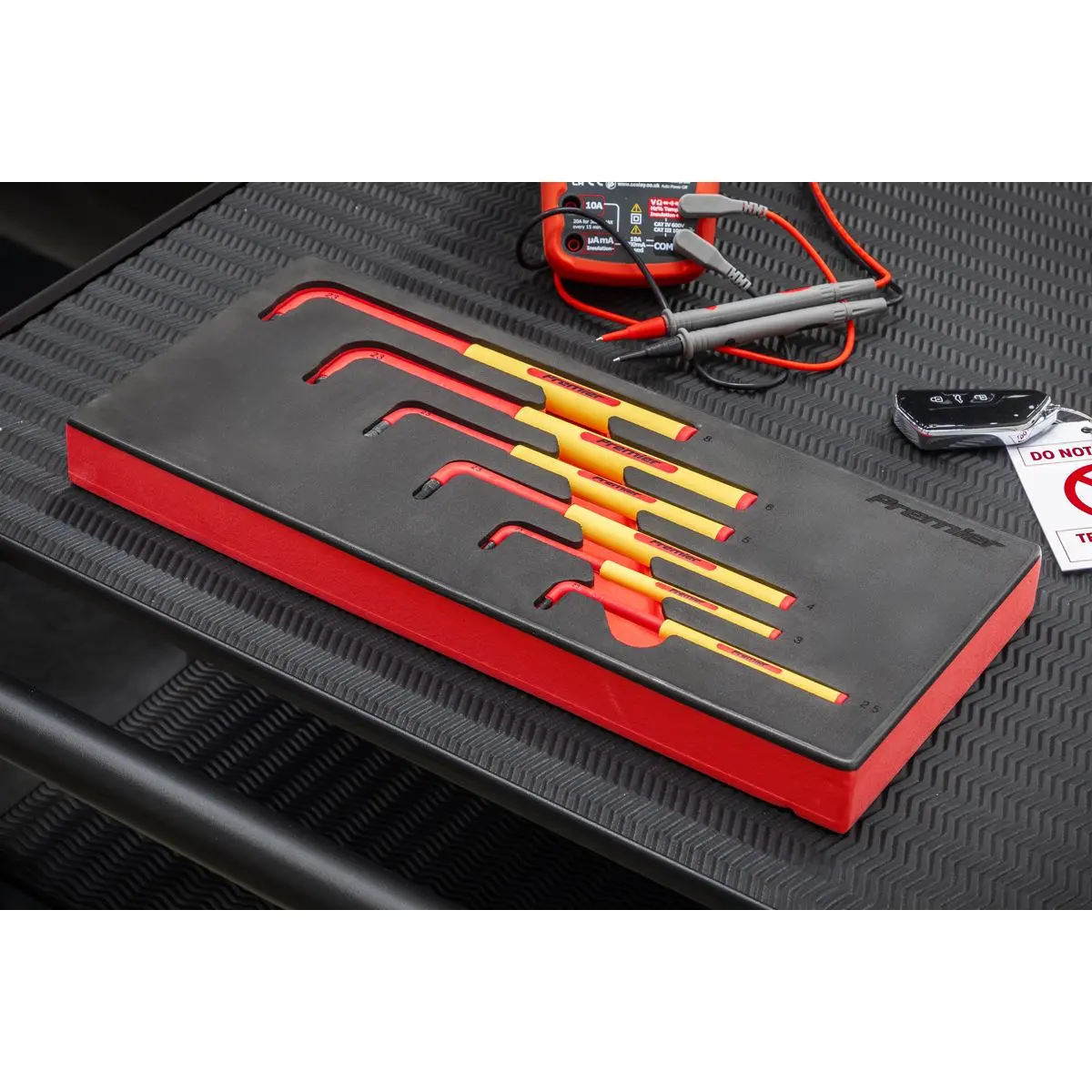 Sealey Premier Hex Key Set with Tool Tray 6pc - VDE Approved - Image 3