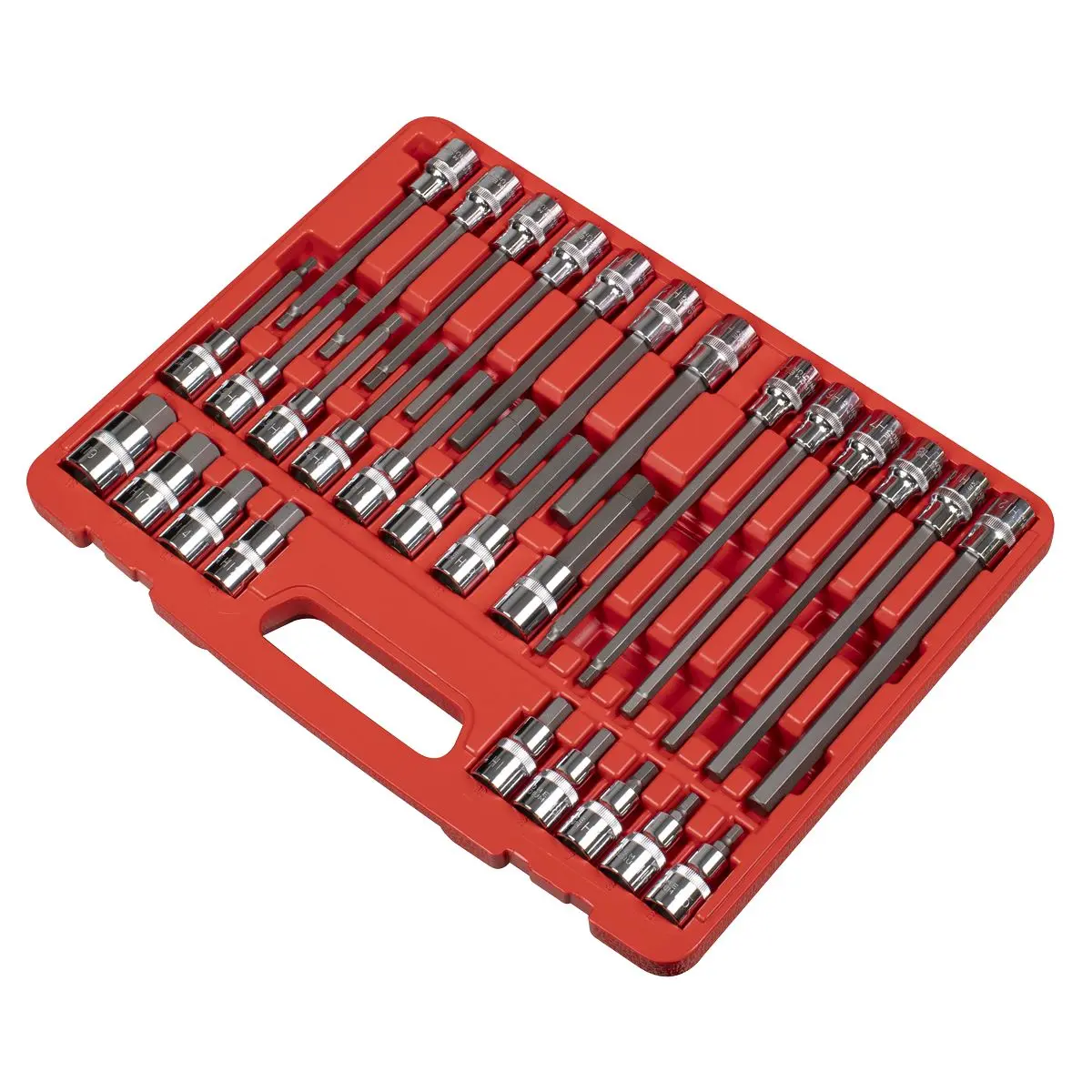 Sealey Premier Hex Socket Bit Set 30pc 1/2"Sq Drive - Image 7