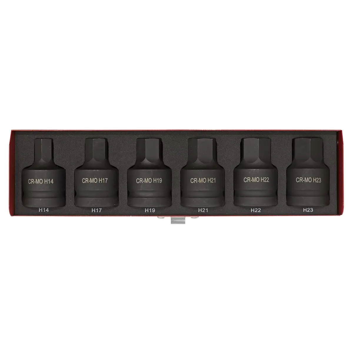 Sealey Premier Impact Hex Socket Bit Set 6pc 3/4"Sq Drive - Image 4