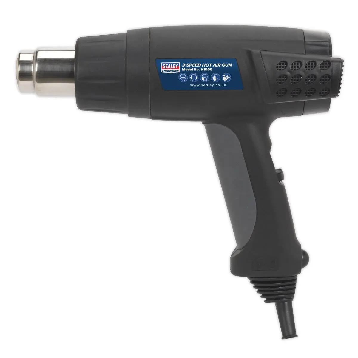 Sealey Premier Hot Air Gun 1800W 3-Speed 50/420/650ºC - Image 8