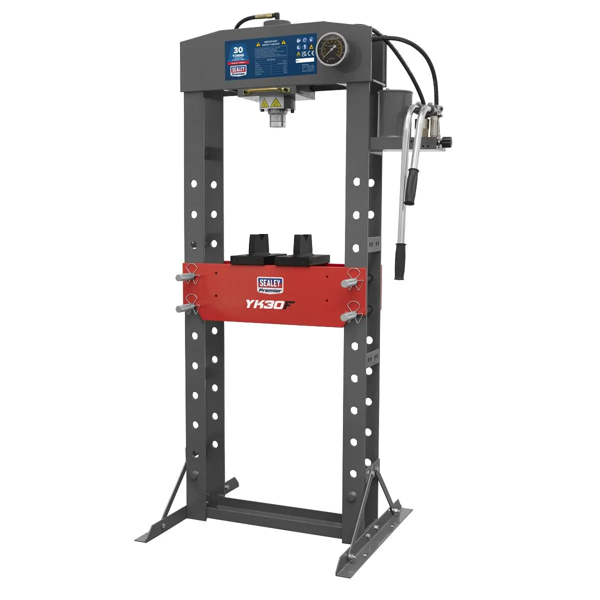 Sealey Premier Premier Hydraulic Floor Type Press 30 Tonne - Image 8