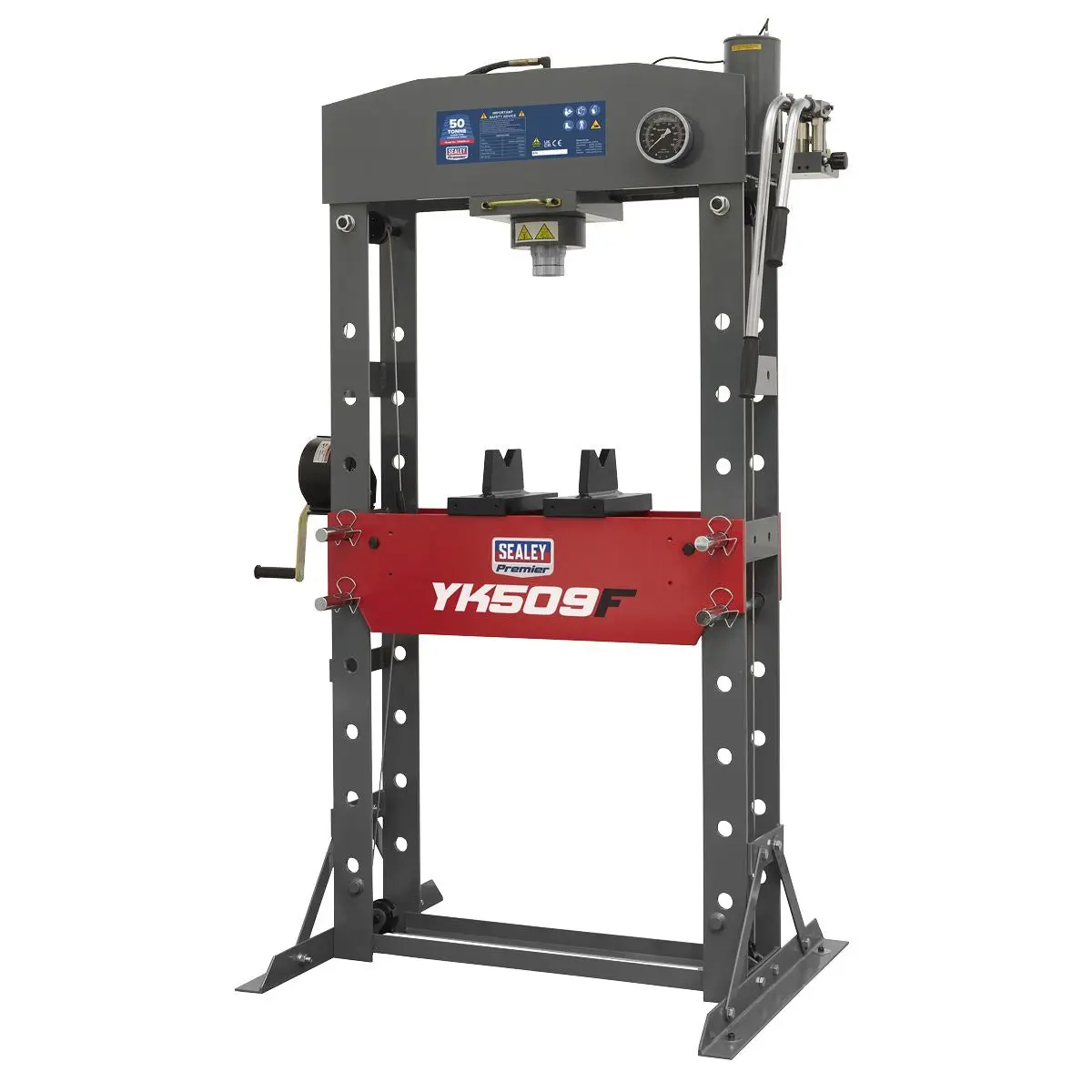 Sealey Premier Hydraulic Press 50 Tonne Floor Type - Image 4