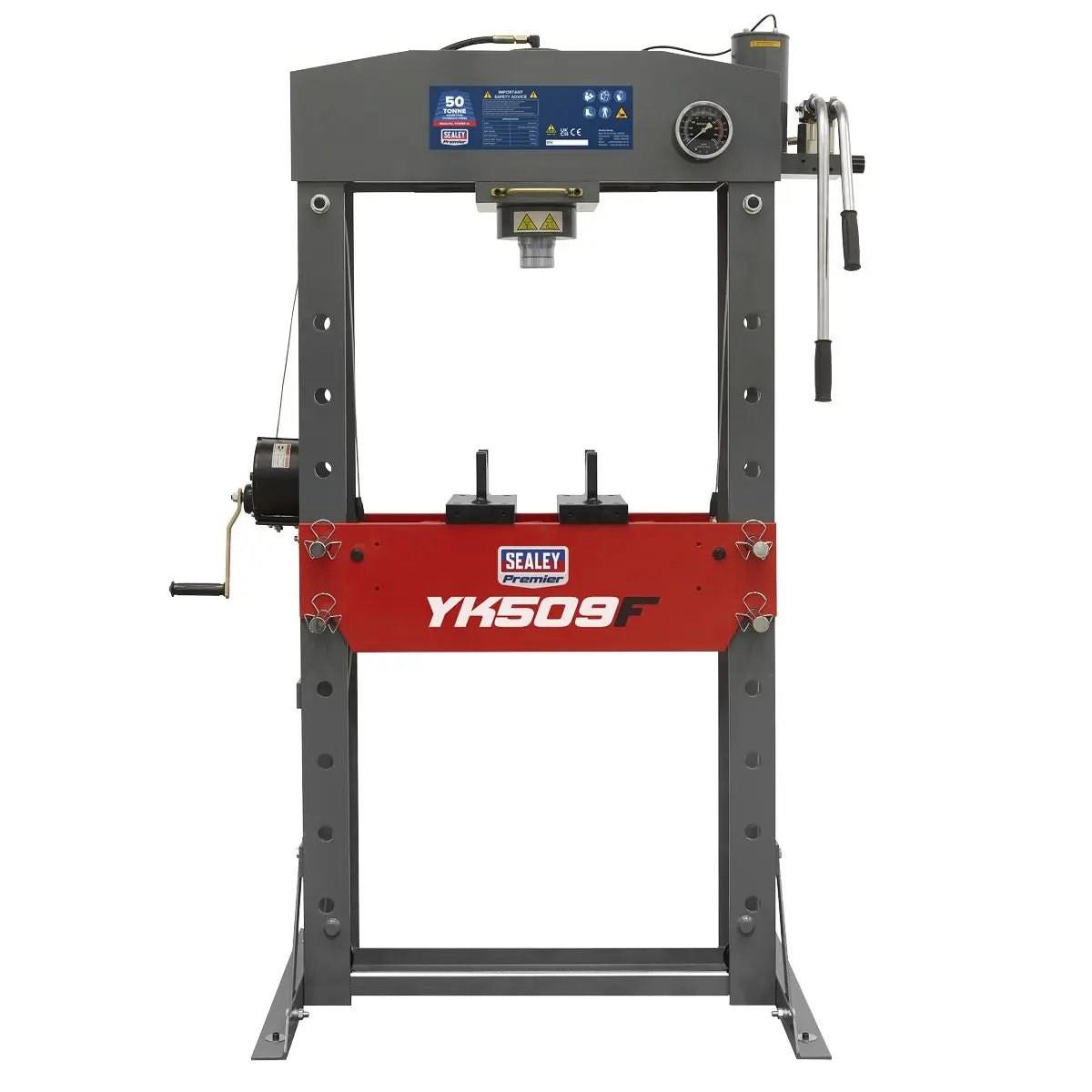 Sealey Premier Hydraulic Press 50 Tonne Floor Type - Image 5