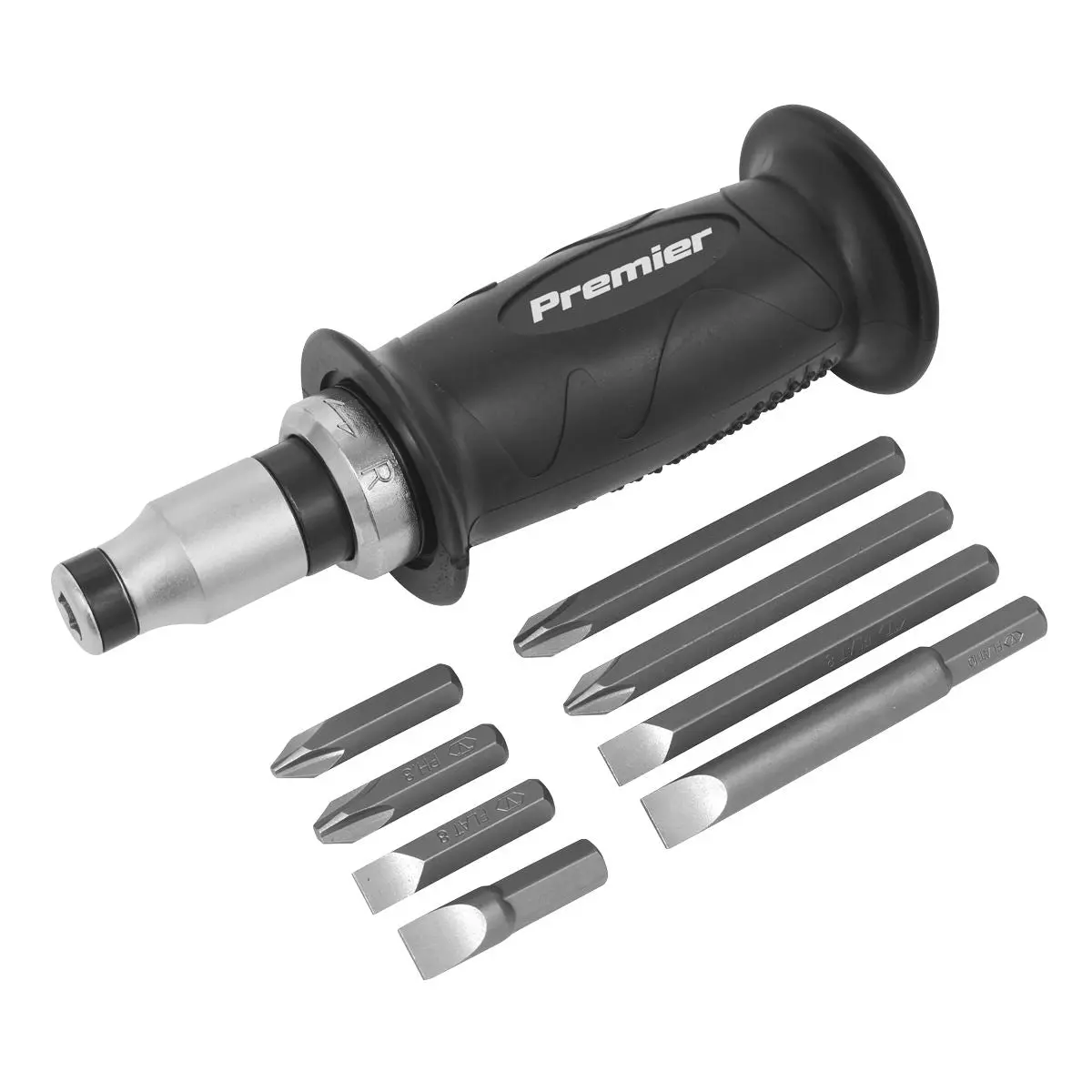 Sealey Premier Impact Driver Set 10pc Protection Grip