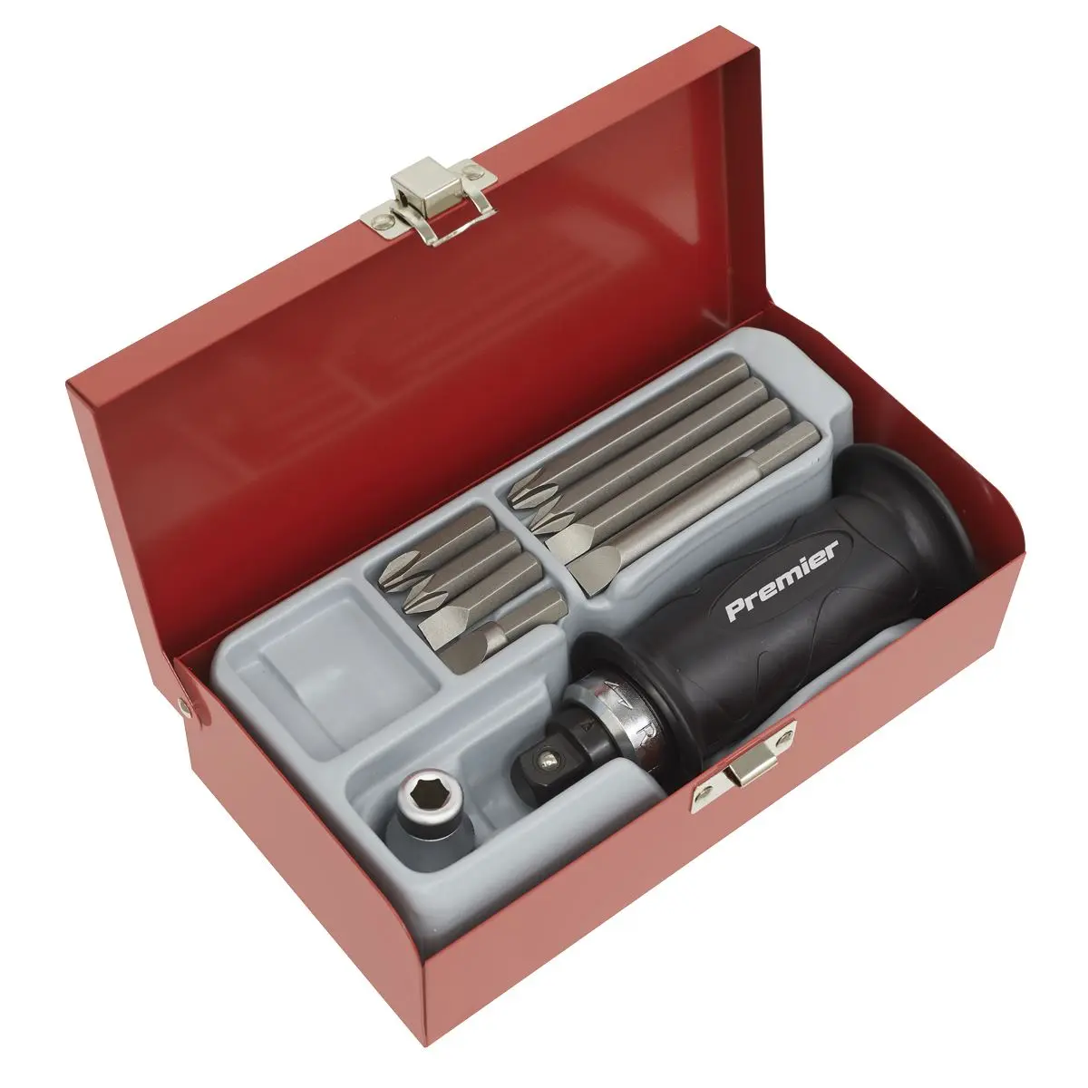 Sealey Premier Impact Driver Set 10pc Protection Grip - Image 2