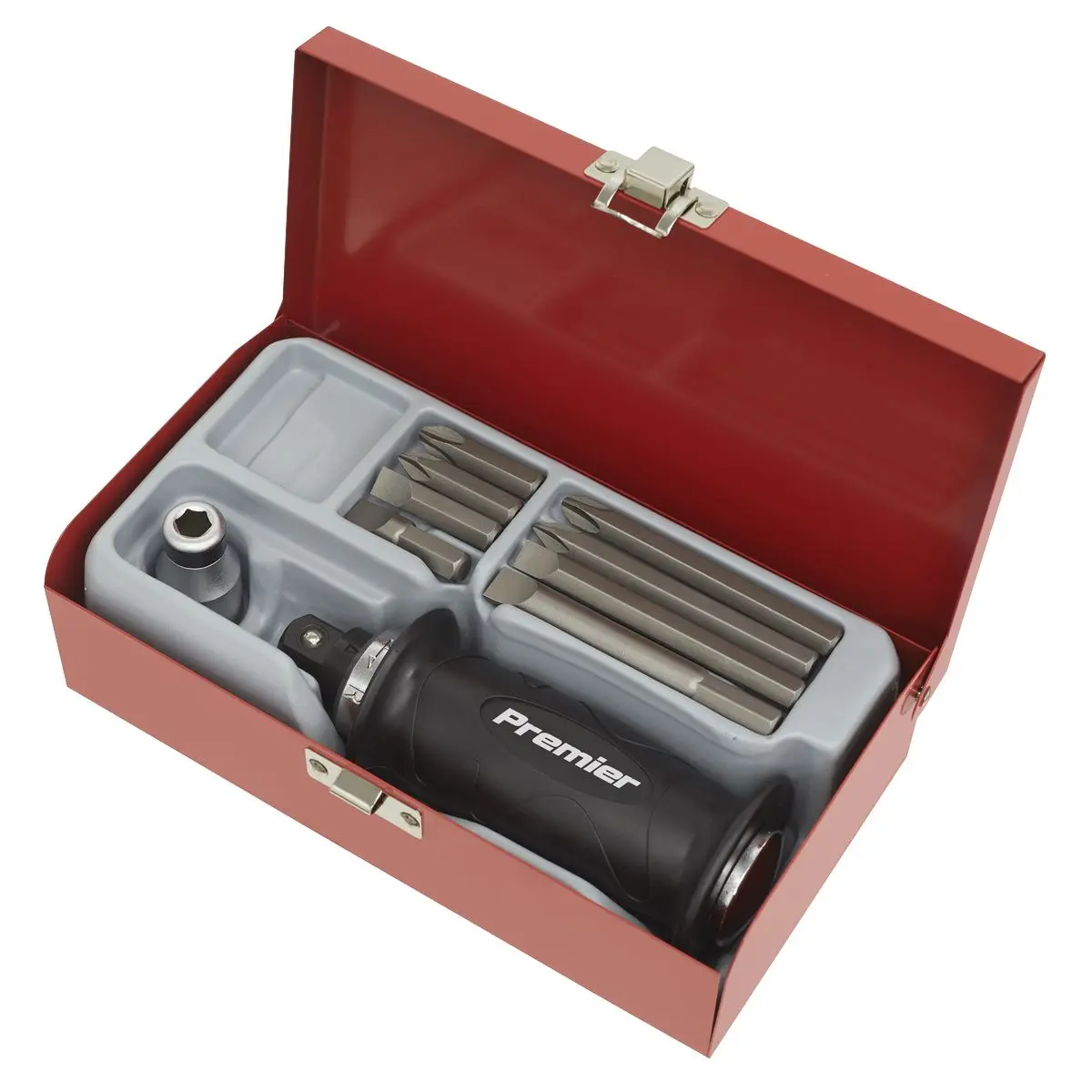 Sealey Premier Impact Driver Set 10pc Protection Grip - Image 3
