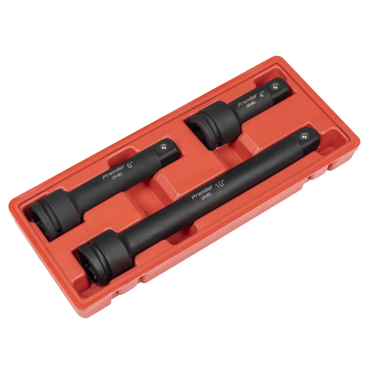 Sealey Premier Impact Extension Bar Set 3/4"Sq Drive 3pc - Image 7
