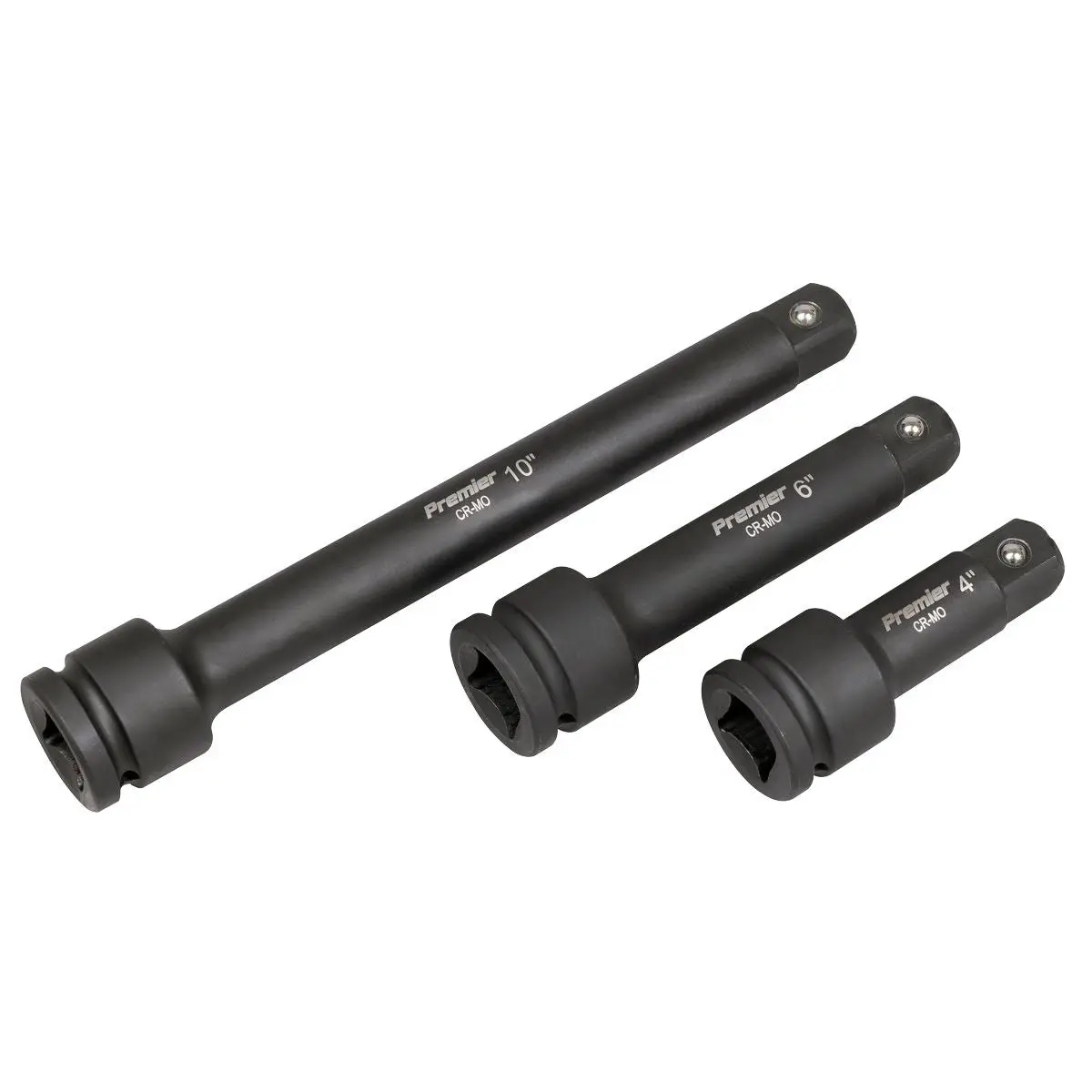 Sealey Premier Impact Extension Bar Set 3/4"Sq Drive 3pc - Image 9